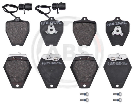 A.B.S. Bremsbelagsatz, Scheibenbremse