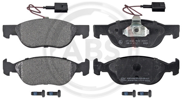 A.B.S. Bremsbelagsatz, Scheibenbremse