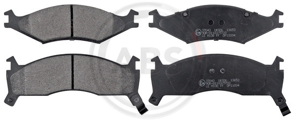 A.B.S. Bremsbelagsatz, Scheibenbremse