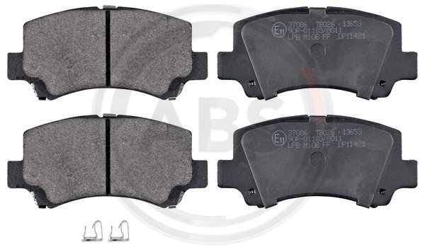 A.B.S. Bremsbelagsatz, Scheibenbremse