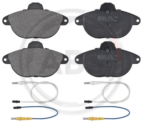 A.B.S. Bremsbelagsatz, Scheibenbremse