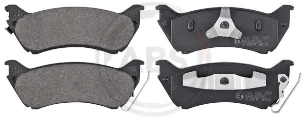 A.B.S. Bremsbelagsatz, Scheibenbremse