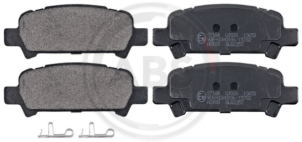 A.B.S. Bremsbelagsatz, Scheibenbremse