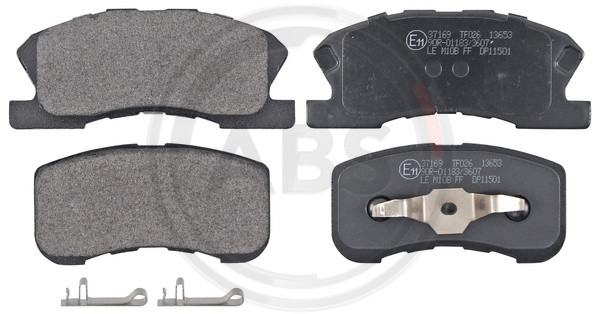 A.B.S. Bremsbelagsatz, Scheibenbremse