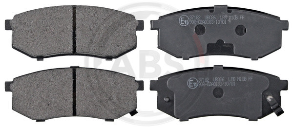 A.B.S. Bremsbelagsatz, Scheibenbremse