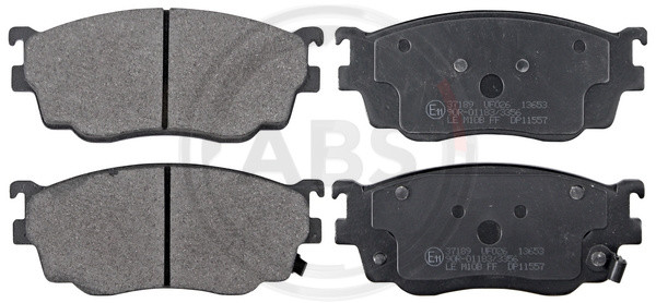 A.B.S. Bremsbelagsatz, Scheibenbremse