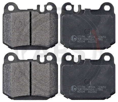 A.B.S. Bremsbelagsatz, Scheibenbremse