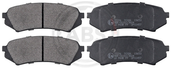 A.B.S. Bremsbelagsatz, Scheibenbremse