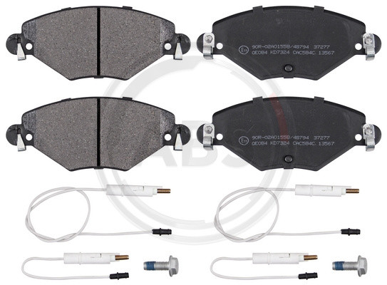 A.B.S. Bremsbelagsatz, Scheibenbremse
