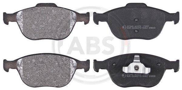 A.B.S. Bremsbelagsatz, Scheibenbremse