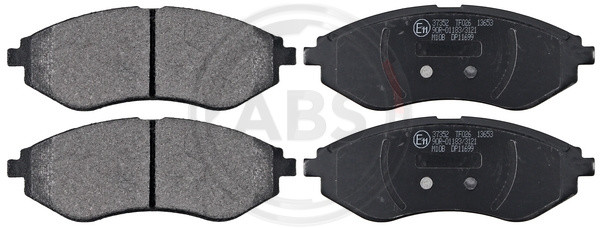 A.B.S. Bremsbelagsatz, Scheibenbremse