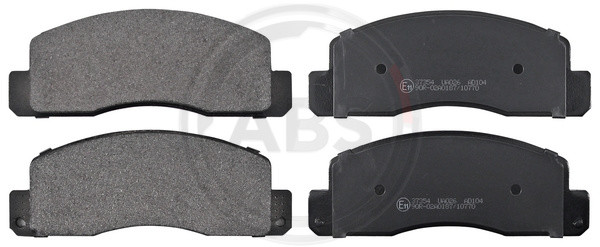 A.B.S. Bremsbelagsatz, Scheibenbremse