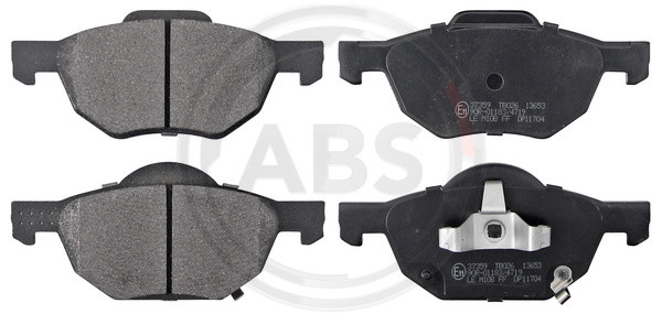 A.B.S. Bremsbelagsatz, Scheibenbremse