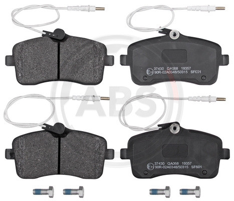 A.B.S. Bremsbelagsatz, Scheibenbremse