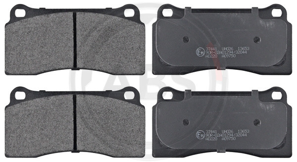 A.B.S. Bremsbelagsatz, Scheibenbremse