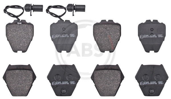 A.B.S. Bremsbelagsatz, Scheibenbremse