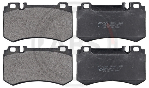 A.B.S. Bremsbelagsatz, Scheibenbremse