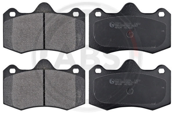 A.B.S. Bremsbelagsatz, Scheibenbremse