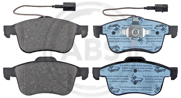 A.B.S. Bremsbelagsatz, Scheibenbremse