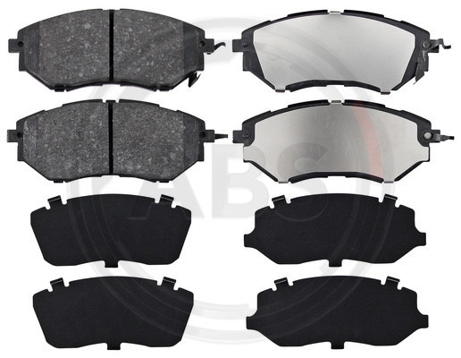 A.B.S. Bremsbelagsatz, Scheibenbremse