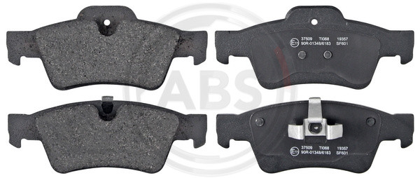 A.B.S. Bremsbelagsatz, Scheibenbremse