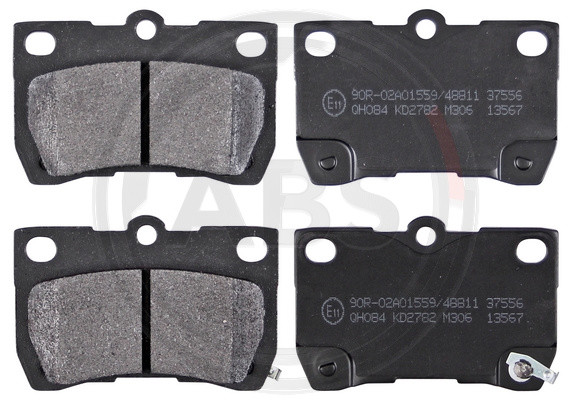 A.B.S. Bremsbelagsatz, Scheibenbremse