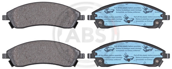 A.B.S. Bremsbelagsatz, Scheibenbremse