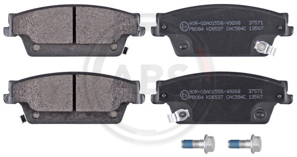 A.B.S. Bremsbelagsatz, Scheibenbremse