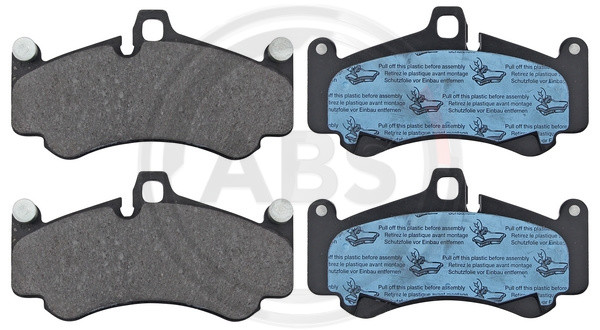A.B.S. Bremsbelagsatz, Scheibenbremse