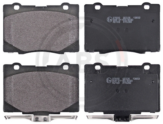 A.B.S. Bremsbelagsatz, Scheibenbremse