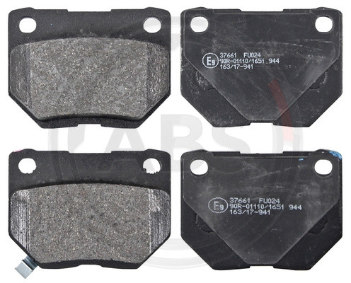 A.B.S. Bremsbelagsatz, Scheibenbremse