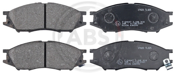 A.B.S. Bremsbelagsatz, Scheibenbremse