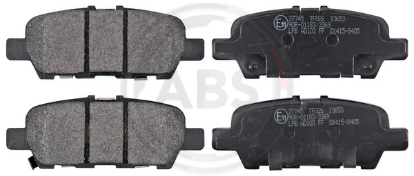 A.B.S. Bremsbelagsatz, Scheibenbremse