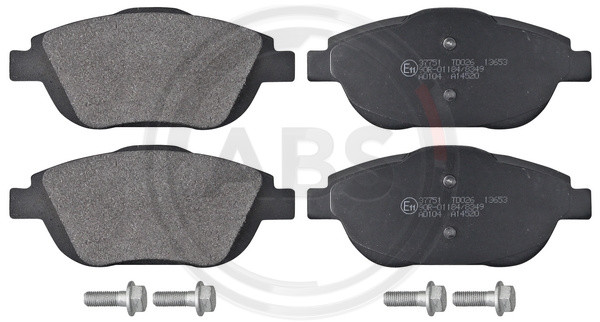 A.B.S. Bremsbelagsatz, Scheibenbremse