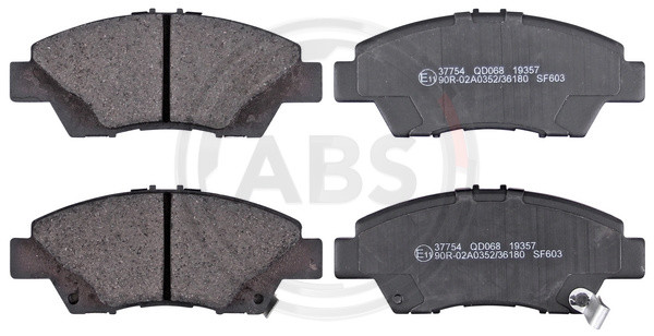 A.B.S. Bremsbelagsatz, Scheibenbremse