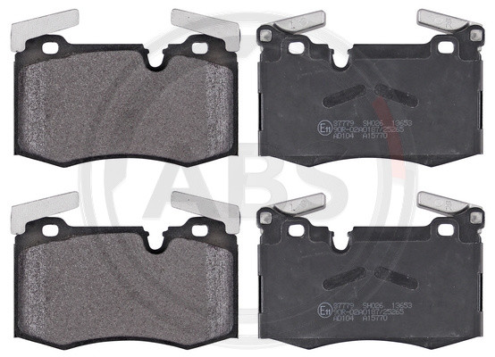 A.B.S. Bremsbelagsatz, Scheibenbremse