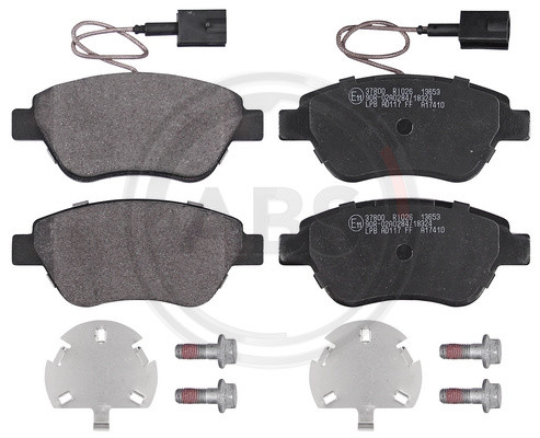 A.B.S. Bremsbelagsatz, Scheibenbremse