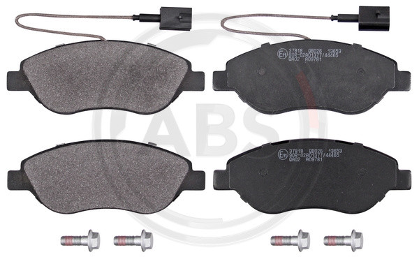 A.B.S. Bremsbelagsatz, Scheibenbremse