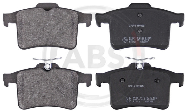 A.B.S. Bremsbelagsatz, Scheibenbremse