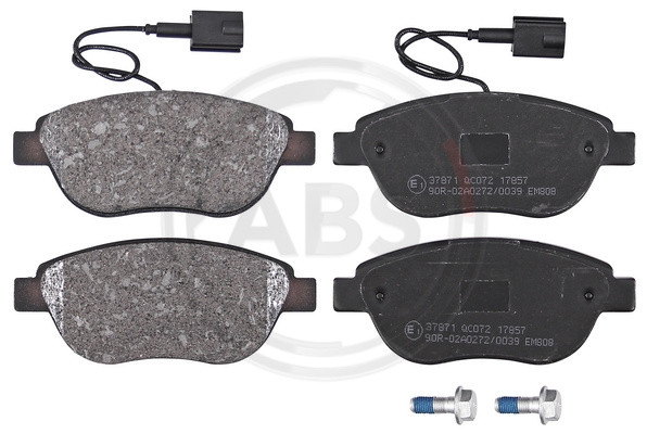 A.B.S. Bremsbelagsatz, Scheibenbremse