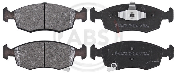 A.B.S. Bremsbelagsatz, Scheibenbremse