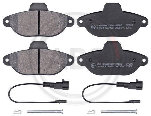 A.B.S. Bremsbelagsatz, Scheibenbremse