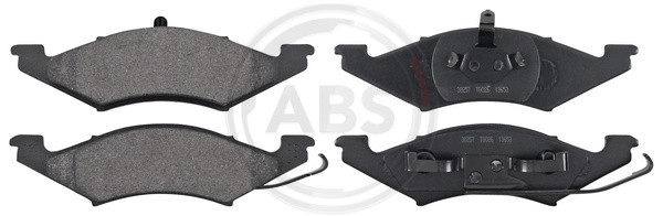 A.B.S. Bremsbelagsatz, Scheibenbremse