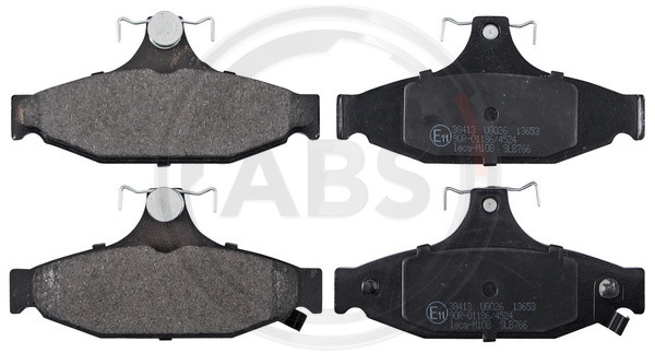 A.B.S. Bremsbelagsatz, Scheibenbremse