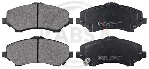 A.B.S. Bremsbelagsatz, Scheibenbremse