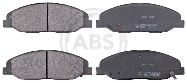 A.B.S. Bremsbelagsatz, Scheibenbremse