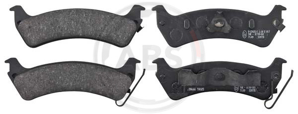 A.B.S. Bremsbelagsatz, Scheibenbremse