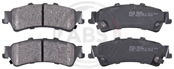 A.B.S. Bremsbelagsatz, Scheibenbremse