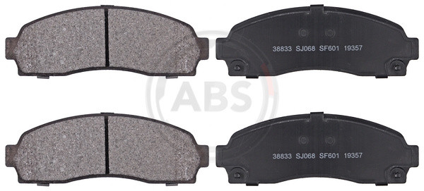 A.B.S. Bremsbelagsatz, Scheibenbremse