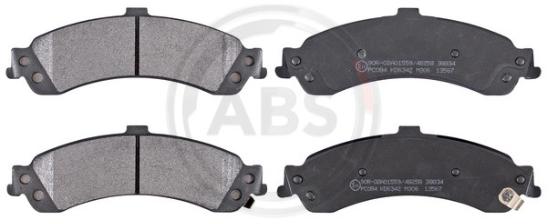 A.B.S. Bremsbelagsatz, Scheibenbremse